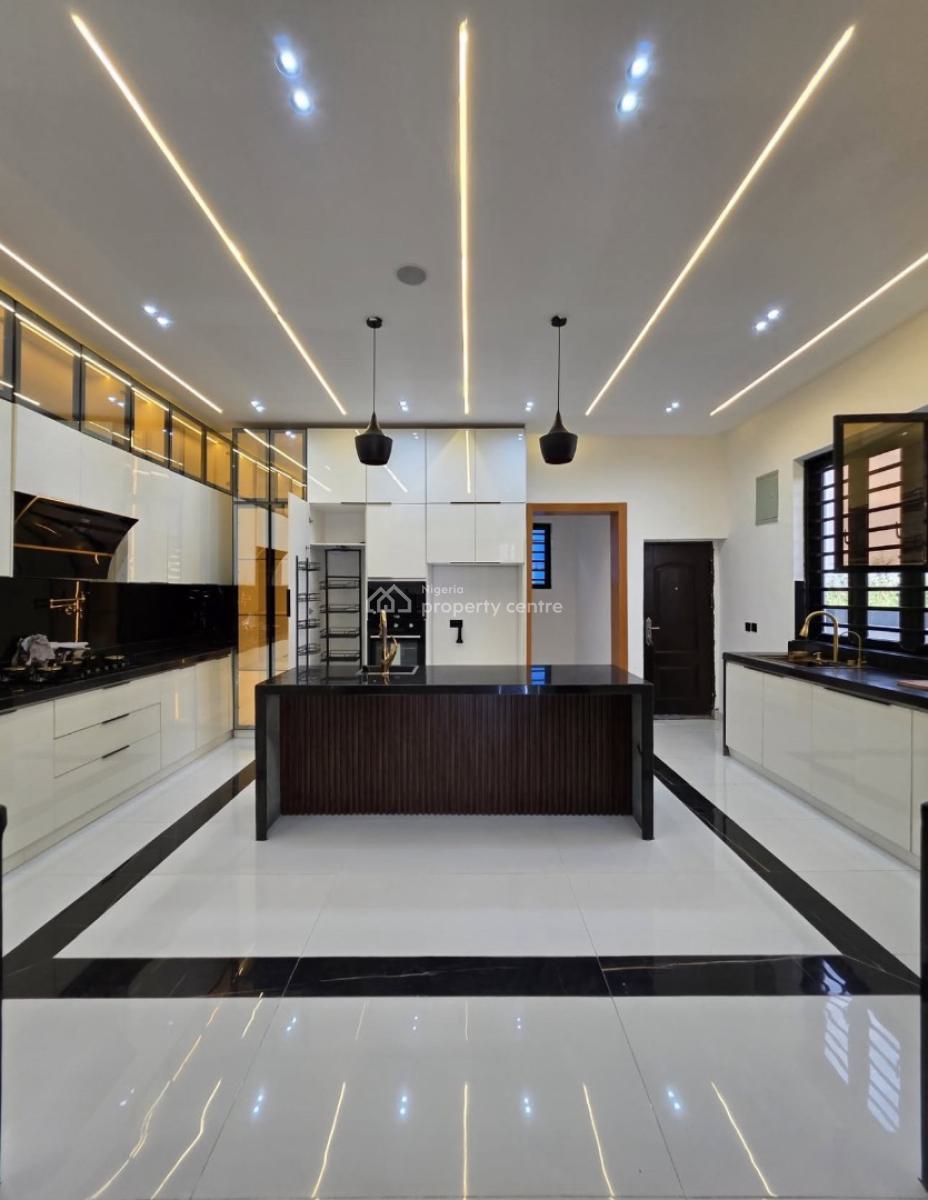 Contemporary 5bedroom Fully Detached Duplex with Room Bq+ Swimming Po, Inside a Great and Secured Estate in Ajah, Ajah, Lagos, Detached Duplex for Sale
