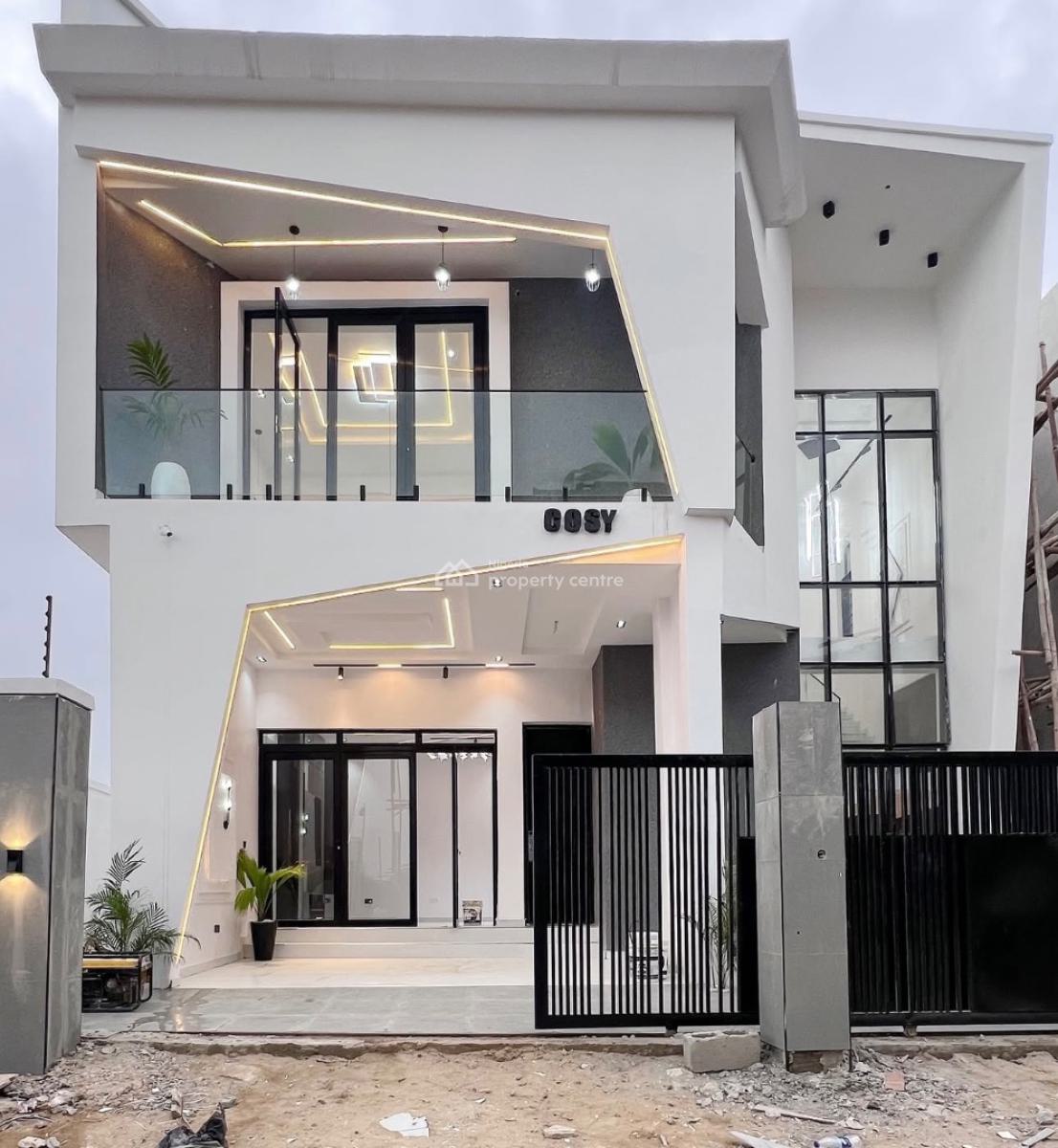 Contemporary Smart 4bedroom Fully Detached Duplex with Room Bq., Smart & Luxury Home Inside a Gated and Secured Estate in Ajah, Lekki, Lagos, Detached Duplex for Sale
