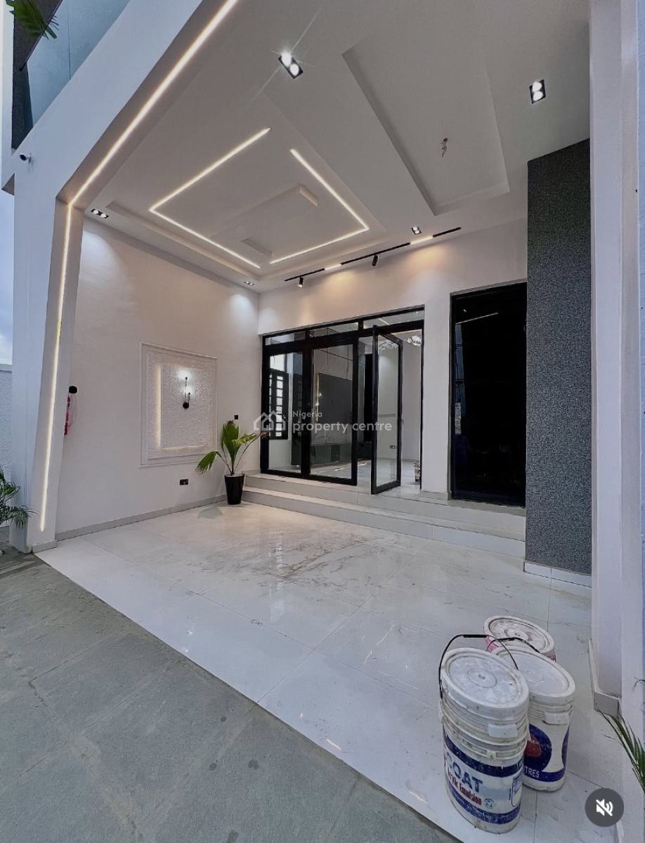 Contemporary Smart 4bedroom Fully Detached Duplex with Room Bq., Smart & Luxury Home Inside a Gated and Secured Estate in Ajah, Lekki, Lagos, Detached Duplex for Sale