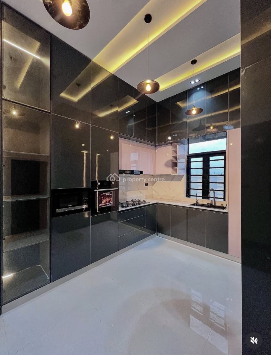 Contemporary Smart 4bedroom Fully Detached Duplex with Room Bq., Smart & Luxury Home Inside a Gated and Secured Estate in Ajah, Lekki, Lagos, Detached Duplex for Sale
