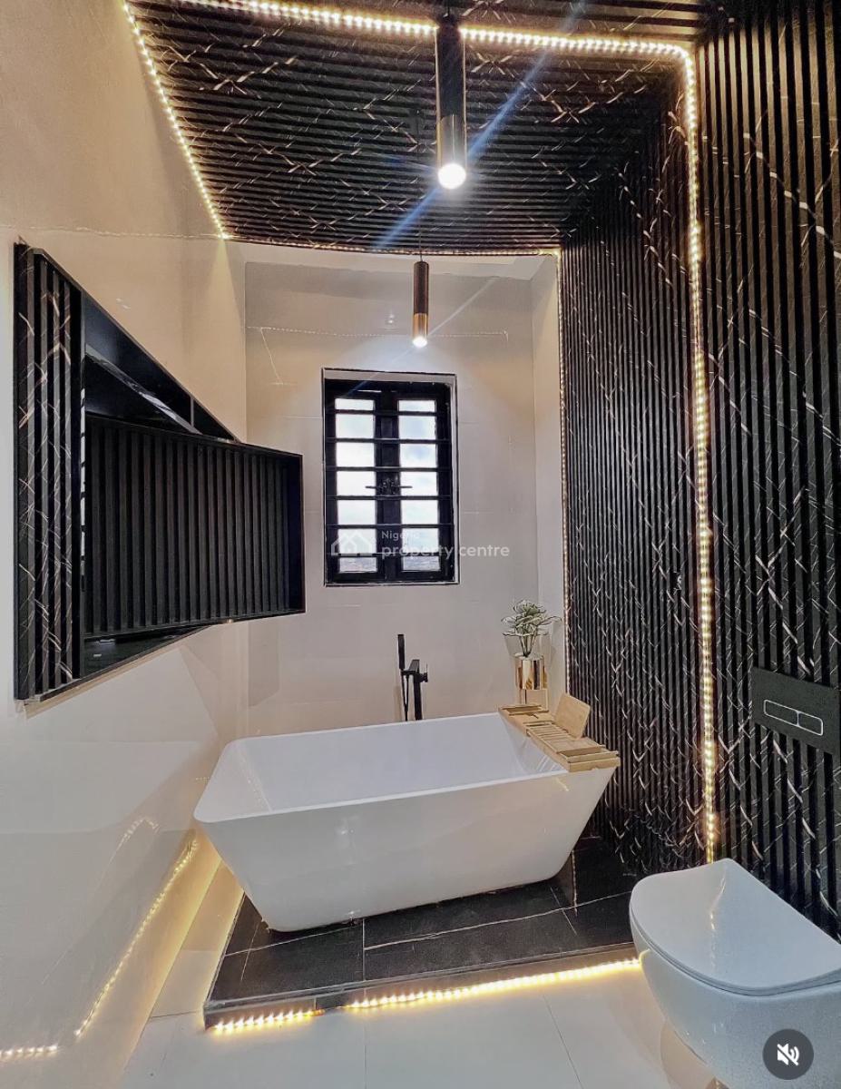 Contemporary Smart 4bedroom Fully Detached Duplex with Room Bq., Smart & Luxury Home Inside a Gated and Secured Estate in Ajah, Lekki, Lagos, Detached Duplex for Sale
