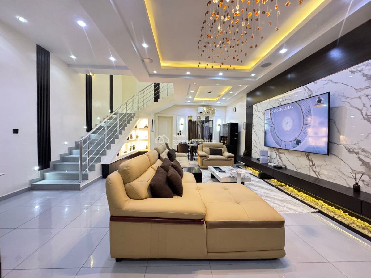 Premium 2/3 Bed Terrace Waterfront - Lekki Phase 1-pool- Gym - Netflix, Lekki Phase 1, Lekki, Lagos, Terraced Duplex Short Let