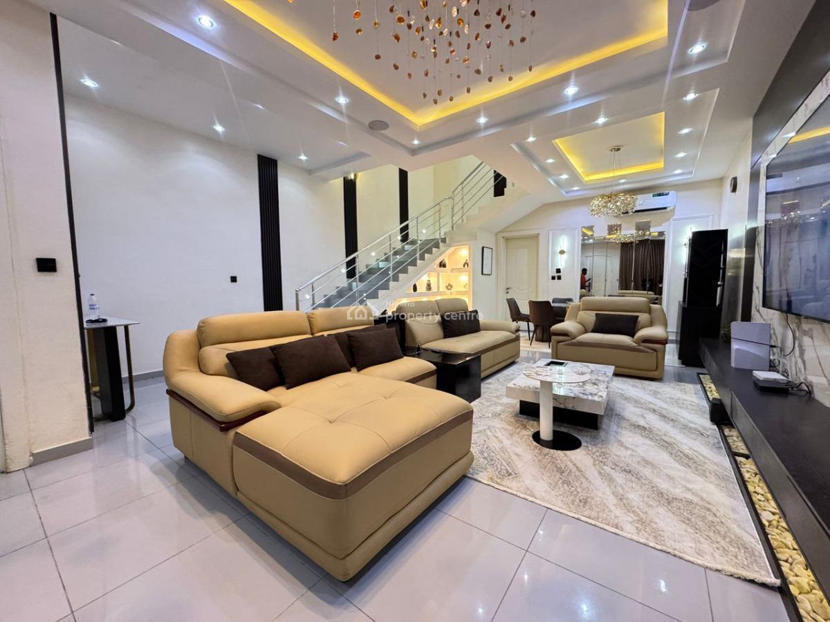 Premium 2/3 Bed Terrace Waterfront - Lekki Phase 1-pool- Gym - Netflix, Lekki Phase 1, Lekki, Lagos, Terraced Duplex Short Let