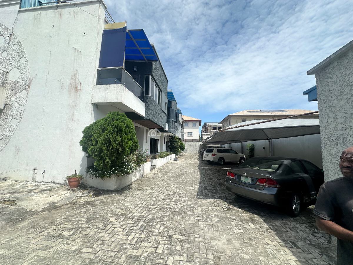 Standard 5 Bedroom Terrace with Bq, Off Tf, Kouboye Street, Lekki Right, Oniru, Victoria Island (vi), Lagos, Terraced Duplex for Sale
