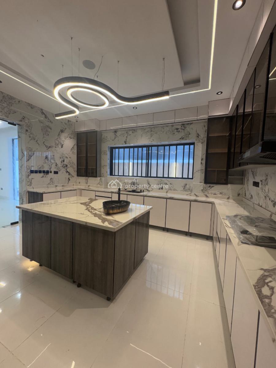 Luxury 5 Bedroom Fully Detached Duplex, Rooftop, Cinema, Swimming Pool, Less Than 2 Minutes Drive Away From Purple Mall Lekki, Osapa, Lekki, Lagos, House for Sale