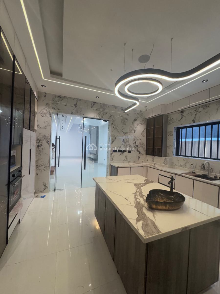 Luxury 5 Bedroom Fully Detached Duplex, Rooftop, Cinema, Swimming Pool, Less Than 2 Minutes Drive Away From Purple Mall Lekki, Osapa, Lekki, Lagos, House for Sale