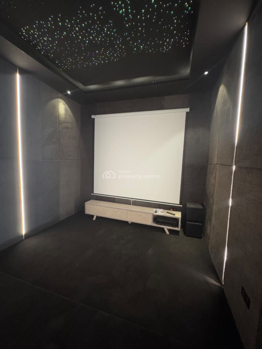 Luxury 5 Bedroom Fully Detached Duplex, Rooftop, Cinema, Swimming Pool, Less Than 2 Minutes Drive Away From Purple Mall Lekki, Osapa, Lekki, Lagos, House for Sale