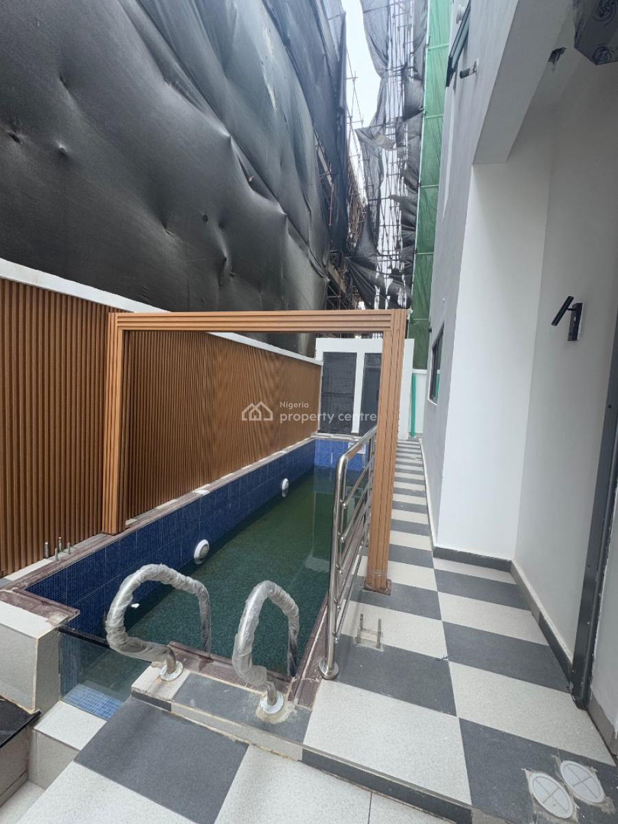 Luxury 5 Bedroom Fully Detached Duplex, Rooftop, Cinema, Swimming Pool, Less Than 2 Minutes Drive Away From Purple Mall Lekki, Osapa, Lekki, Lagos, House for Sale