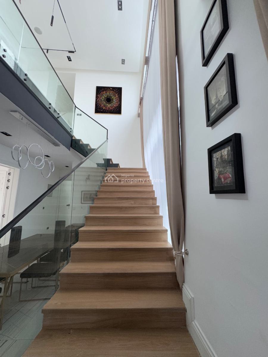 Luxury Five (5) Bedroom Fully Detached Duplex + Car, Cinema, Rooftop, Less Than 2 Minutes Drive Away From Ebeano Supermarket, Osapa, Lekki, Lagos, Detached Duplex for Sale