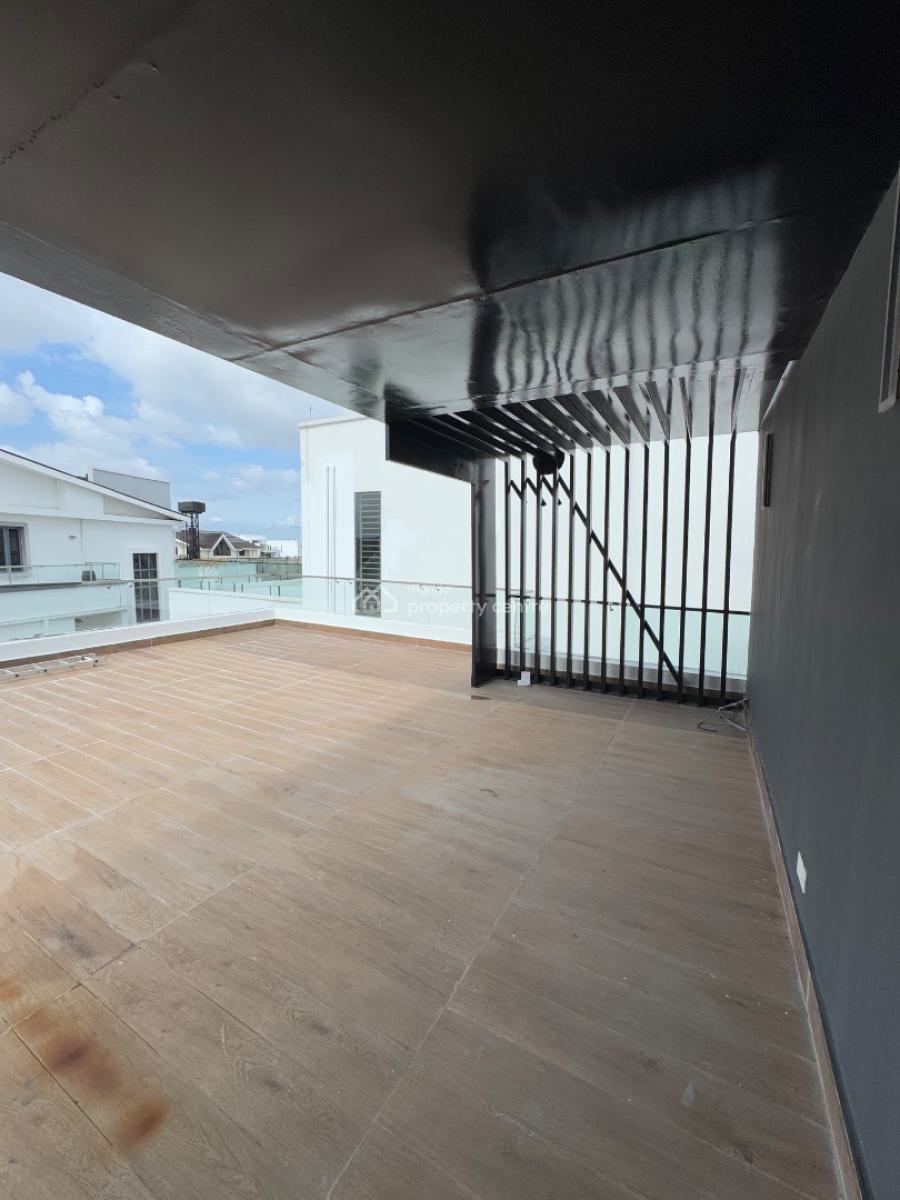 Luxury Five (5) Bedroom Fully Detached Duplex + Car, Cinema, Rooftop, Less Than 2 Minutes Drive Away From Ebeano Supermarket, Osapa, Lekki, Lagos, Detached Duplex for Sale