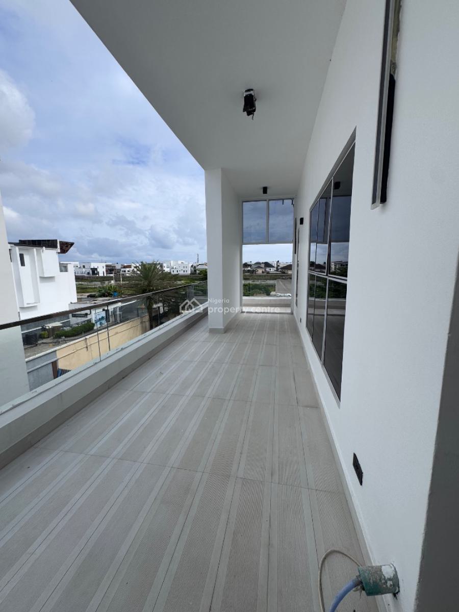 Luxury Five (5) Bedroom Fully Detached Duplex + Car, Cinema, Rooftop, Less Than 2 Minutes Drive Away From Ebeano Supermarket, Osapa, Lekki, Lagos, Detached Duplex for Sale