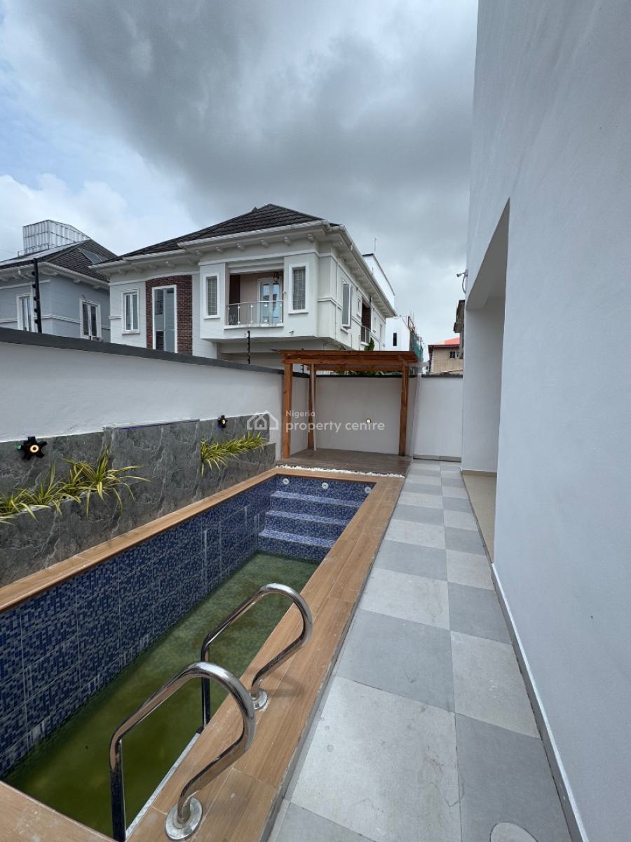Luxury 5 Bedroom Fully Detached Duplex + Bq, Rooftop,cinema, 2 Bqs, Chevron, Less Than 5 Minutes Drive Away From Lekki Conservative Center, Lekki, Lagos, Detached Duplex for Sale