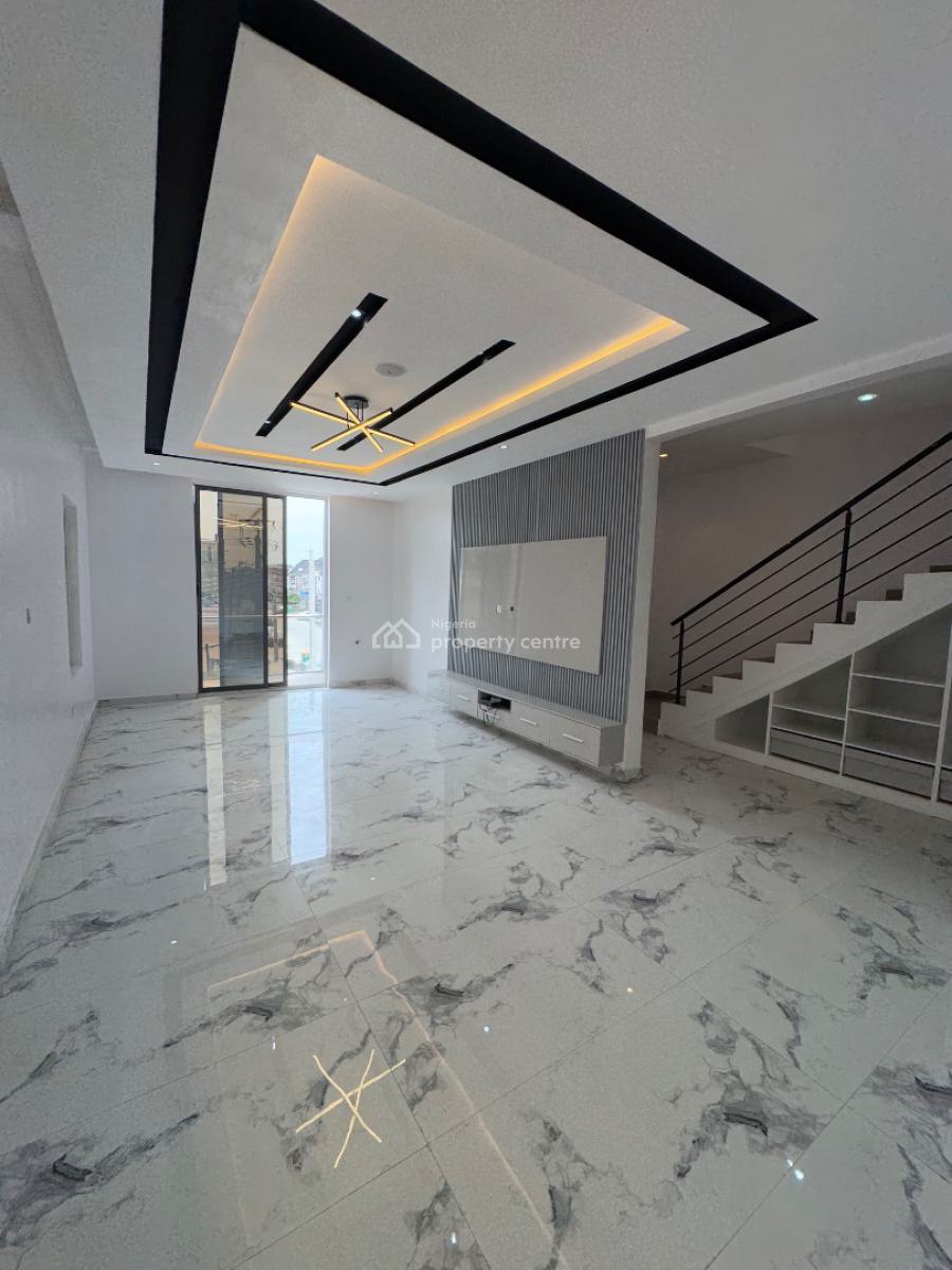 Luxury 5 Bedroom Fully Detached Duplex + Bq, Rooftop,cinema, 2 Bqs, Chevron, Less Than 5 Minutes Drive Away From Lekki Conservative Center, Lekki, Lagos, Detached Duplex for Sale