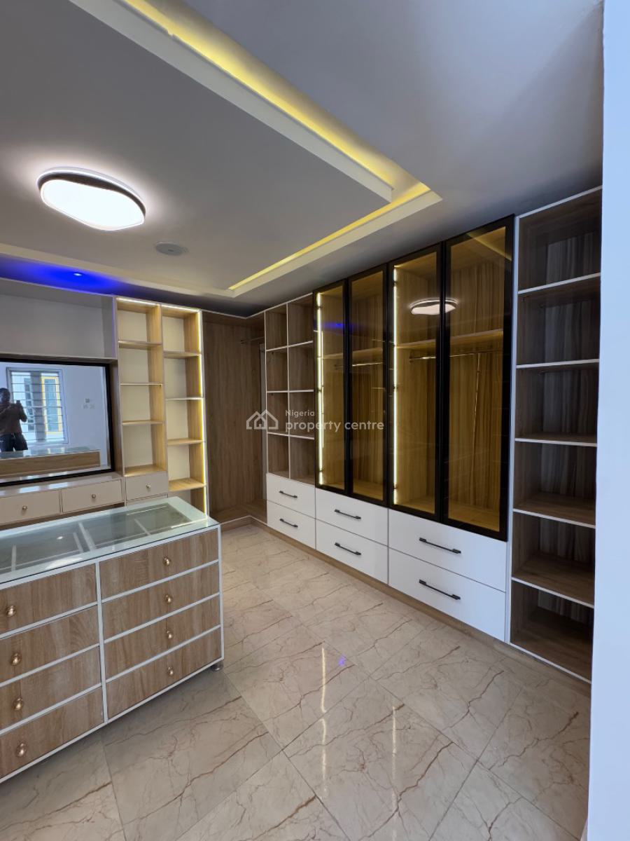 Luxury 5 Bedroom Fully Detached Duplex + Bq, Rooftop,cinema, 2 Bqs, Chevron, Less Than 5 Minutes Drive Away From Lekki Conservative Center, Lekki, Lagos, Detached Duplex for Sale