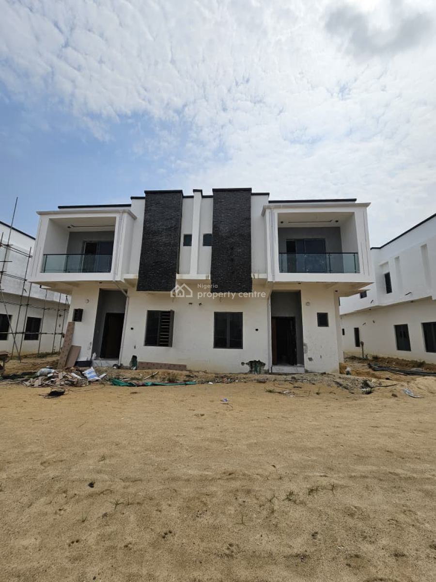 Magnificent 4 Bedroom Semi-detached Duplex with Bq in a Secured Estate, Main Vgc, Vgc, Lekki, Lagos, Semi-detached Duplex for Sale