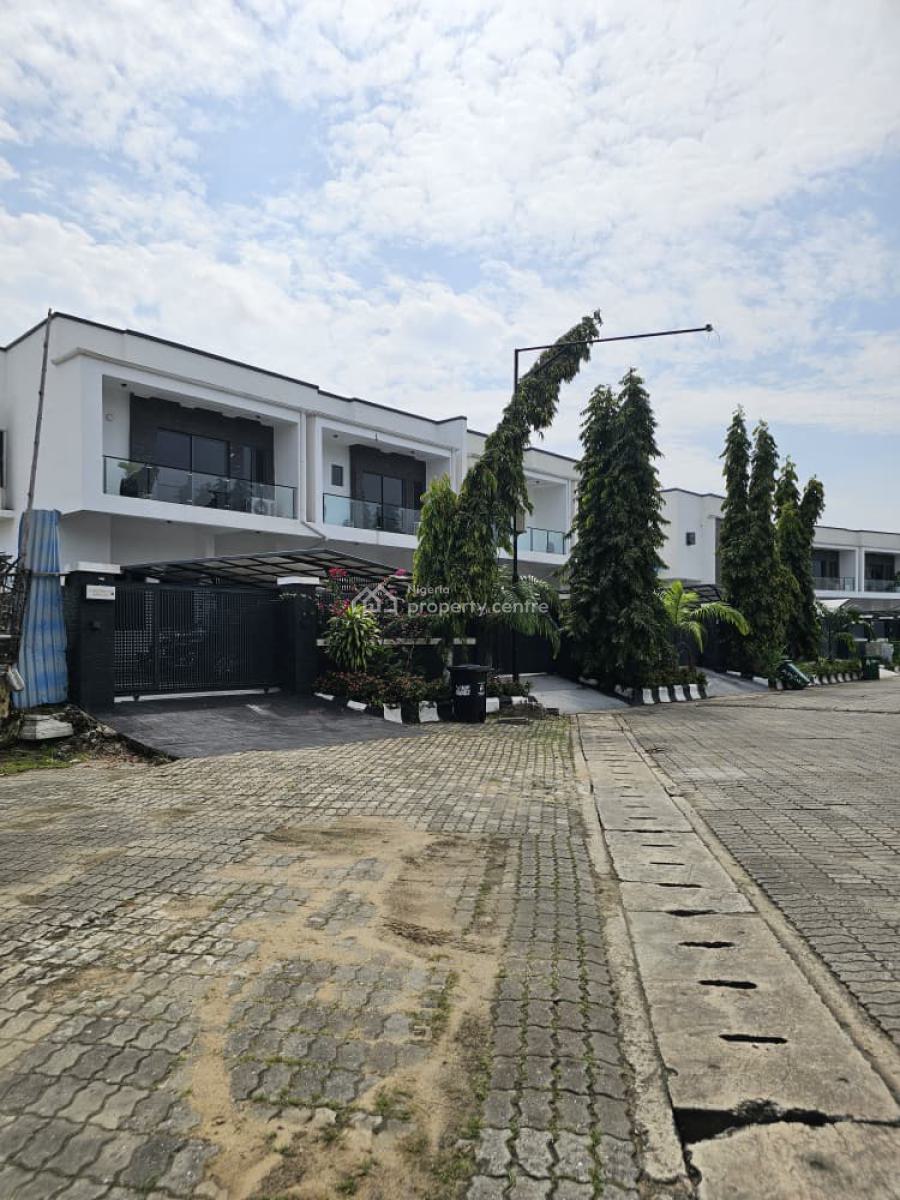 Stunning 4 Bedroom Terrace Duplex with Bq in a Highly Secured Estate, Main Vgc, Vgc, Lekki, Lagos, Terraced Duplex for Sale