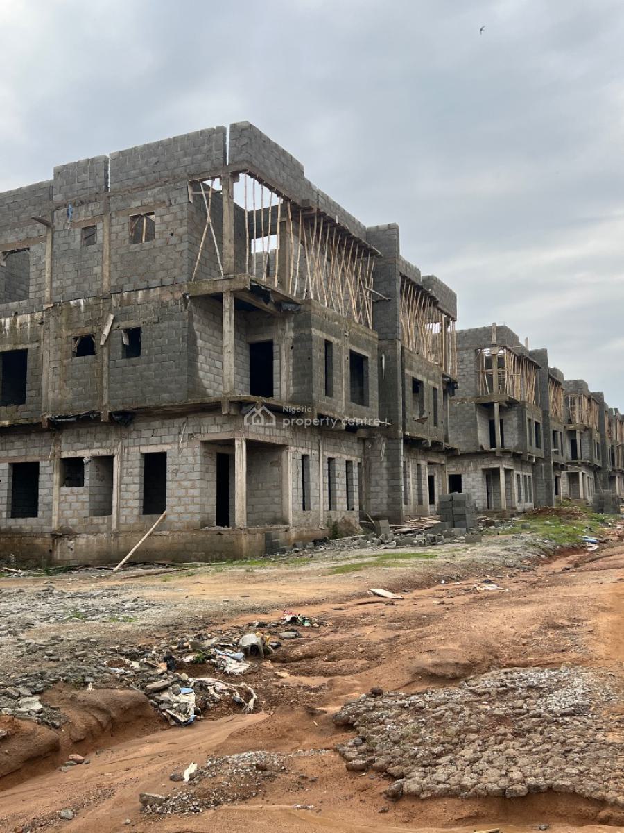 Carcass Level 5 Bedroom Detached Duplex Available, Games Village, Kaura, Abuja, Detached Duplex for Sale