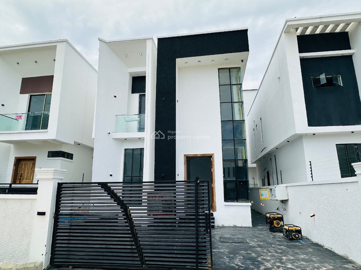 4 Bedroom Fully Detached Duplex, Chevron, Lekki, Lagos, Detached Duplex for Sale