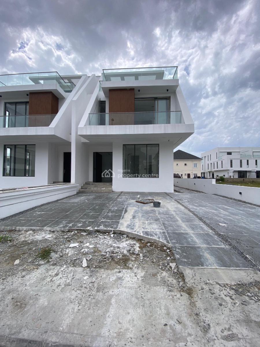 Automated 5 Bedroom Semi Detached Duplex with Pool, Cinema, Penthouse, Cowrie Creek Estate, Ikate, Lekki, Lagos, Semi-detached Duplex for Sale