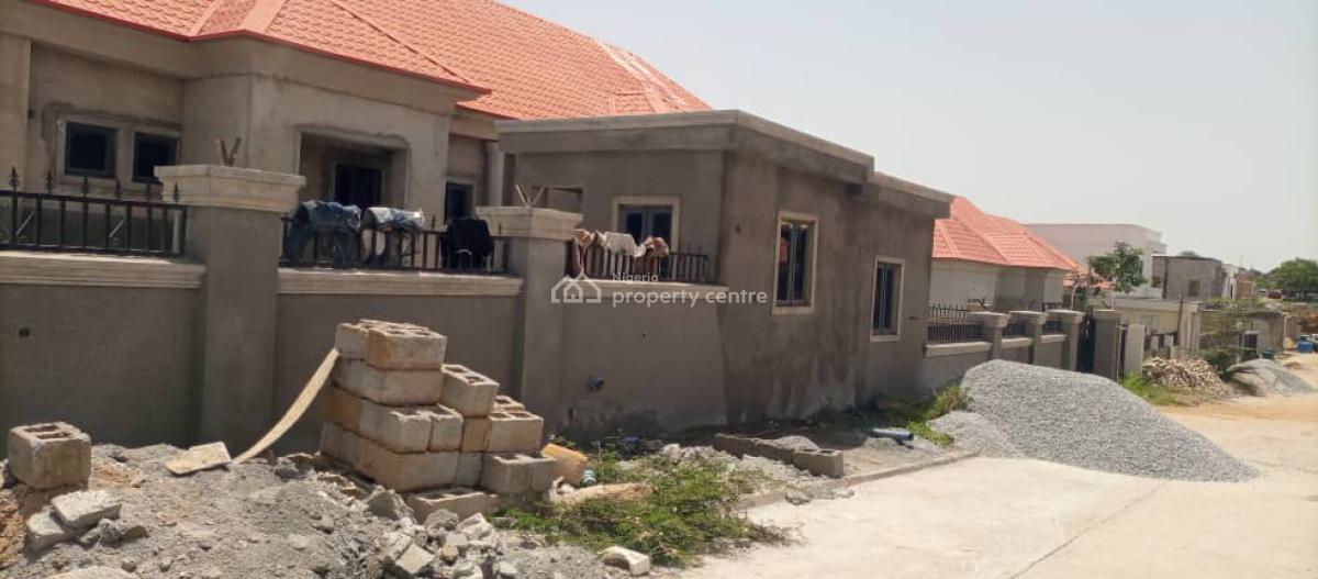 Twins Units of 2 Bedroom Bungalow with Miniflat Bq, Fortroyal Estate Airport Road, Lugbe District, Abuja, Flat / Apartment for Sale