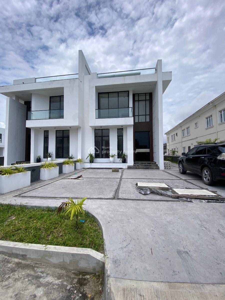 5 Bedroom Semi Detached Duplex with Bq, Cinema, Swimming Pool, Cowrie Creek Estate, Ikate, Lekki, Lagos, Semi-detached Duplex for Sale