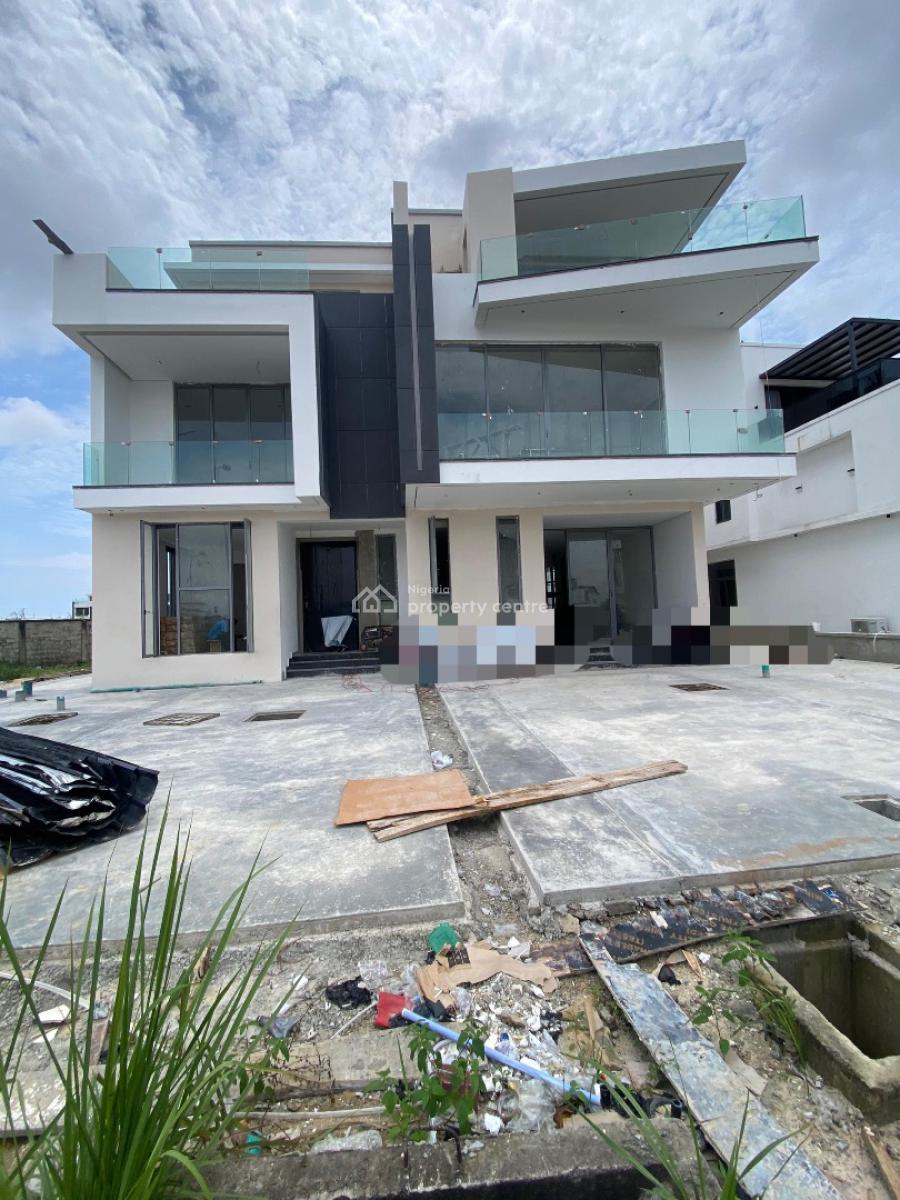5 Bedroom Semi Detached Duplex with Bq, Pool, Cinema, Penthouse, Cowrie Creek Estate, Ikate, Lekki, Lagos, Semi-detached Duplex for Sale