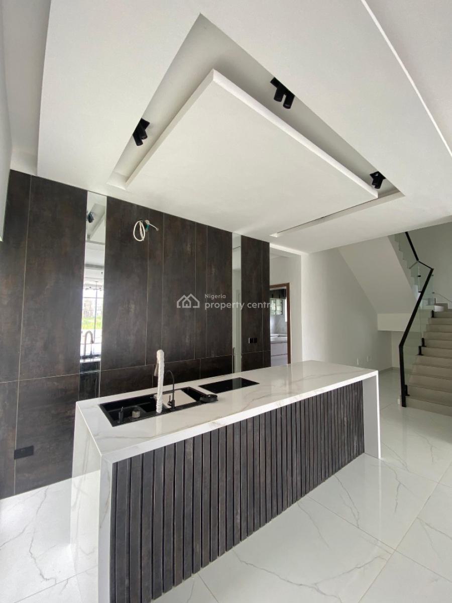 5 Bedroom Semi Detached Duplex with Bq, Box Room, Cinema, Pool, Cowrie Creek Estate, Ikate, Lekki, Lagos, Semi-detached Duplex for Sale
