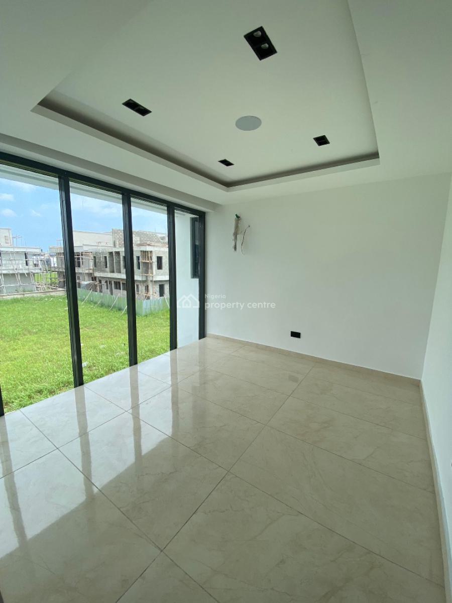 5 Bedroom Semi Detached Duplex with Bq, Box Room, Cinema, Pool, Cowrie Creek Estate, Ikate, Lekki, Lagos, Semi-detached Duplex for Sale