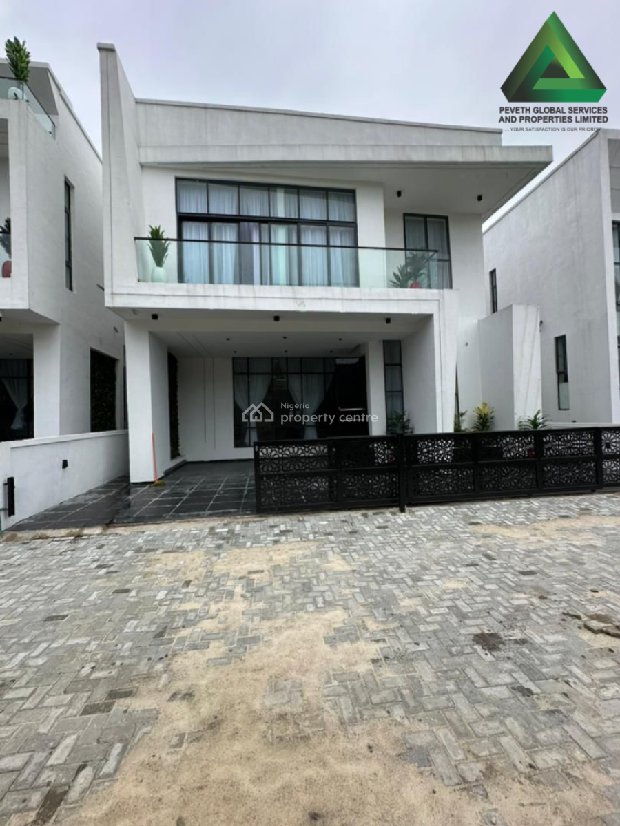 Luxury 5 Bedroom Fully Detached Duplex with Swimming Pool, Bq, Chevron, Lekki, Lagos, Detached Duplex for Sale