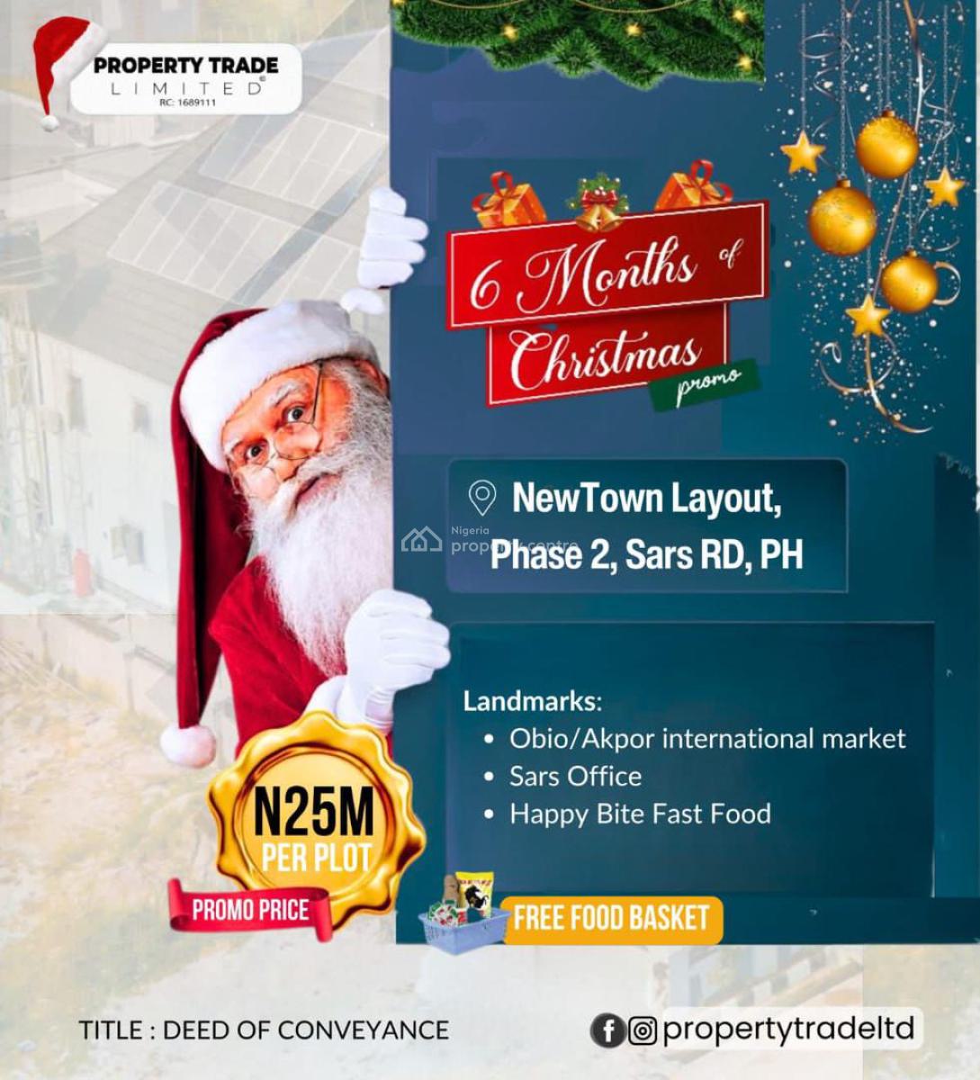 Land, Sars Road, Rukpokwu, Port Harcourt, Rivers, Residential Land for Sale
