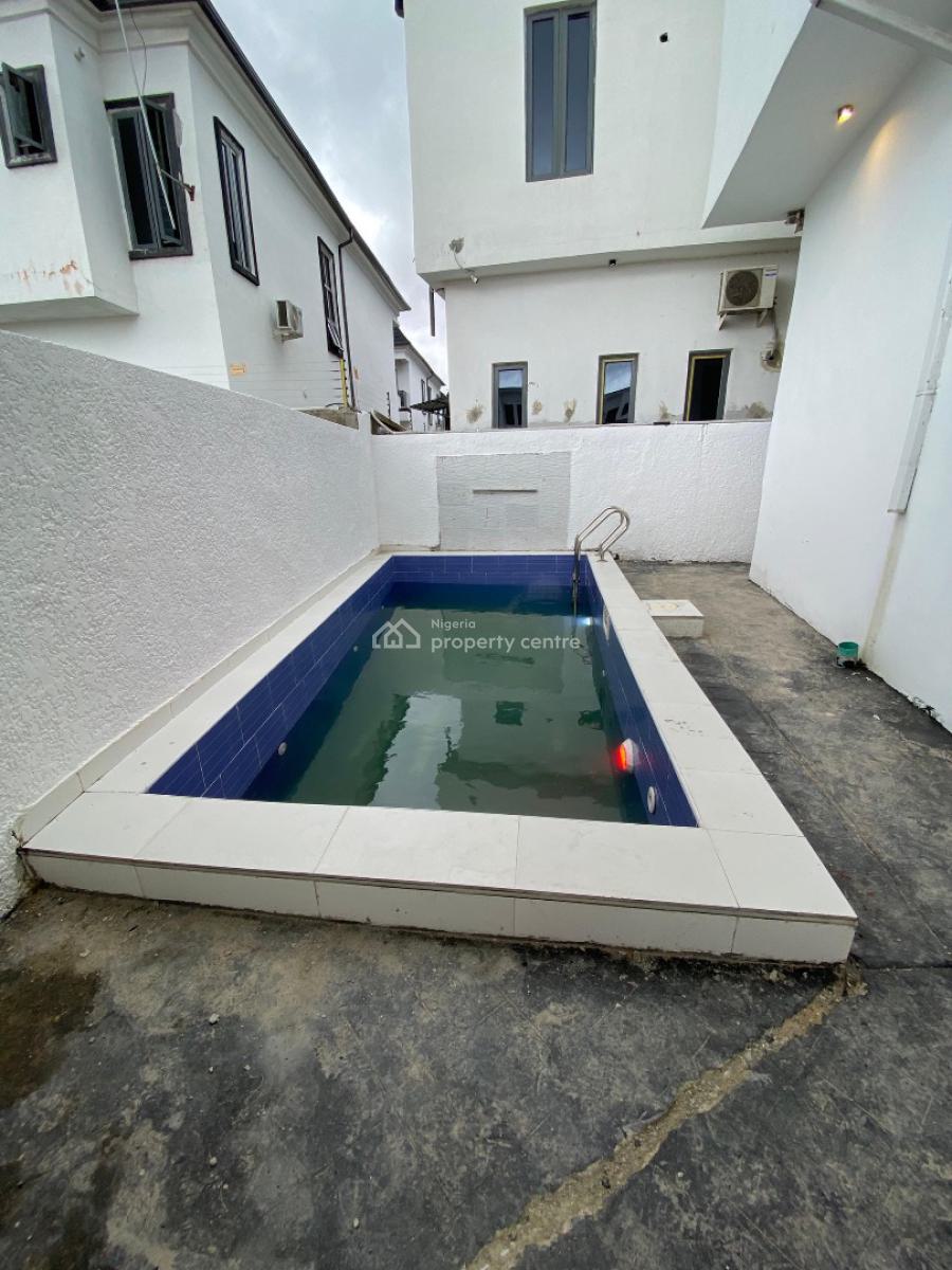a Well Crafted 5 Bedroom Fully Detached with Ante Room, Pool & Bq, Nothing Was Spared in The Finish of This Luxury Home, Vgc, Lekki, Lagos, Detached Duplex for Sale