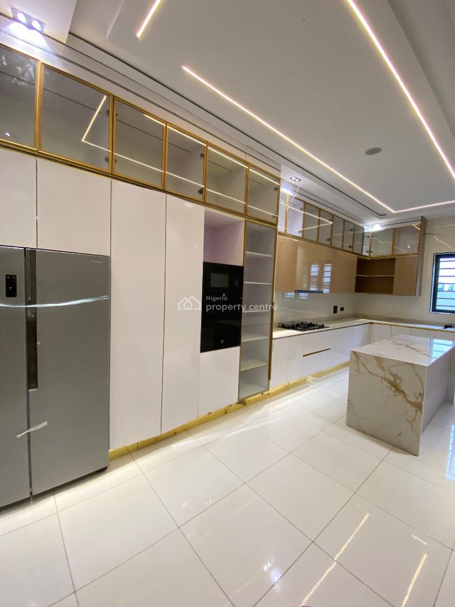 a Well Crafted 5 Bedroom Fully Detached with Ante Room, Pool & Bq, Nothing Was Spared in The Finish of This Luxury Home, Vgc, Lekki, Lagos, Detached Duplex for Sale