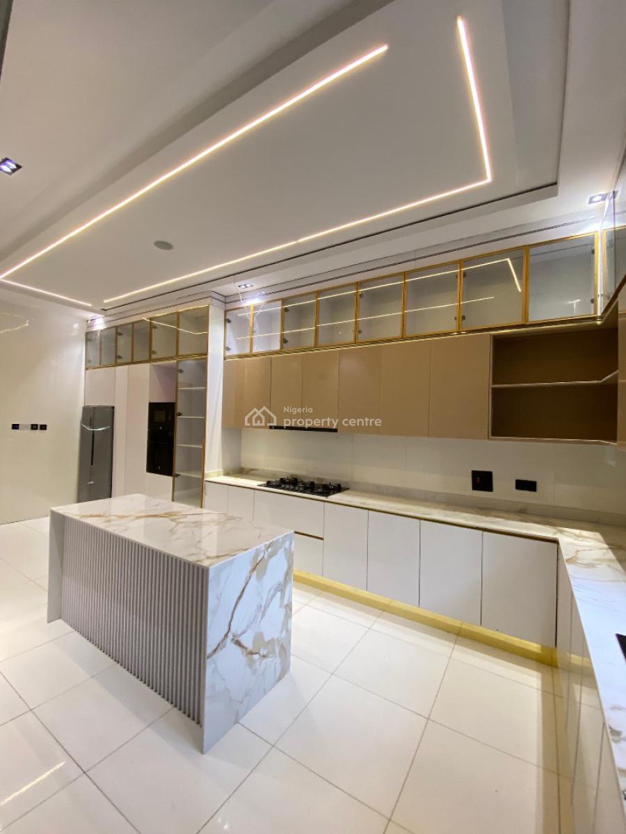 a Well Crafted 5 Bedroom Fully Detached with Ante Room, Pool & Bq, Nothing Was Spared in The Finish of This Luxury Home, Vgc, Lekki, Lagos, Detached Duplex for Sale