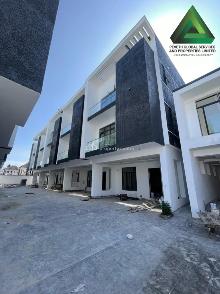 4 Bedroom Terrace Duplex with Bq, Swimming Pool, Gym, Ikate, Lekki, Lagos, Terraced Duplex for Sale