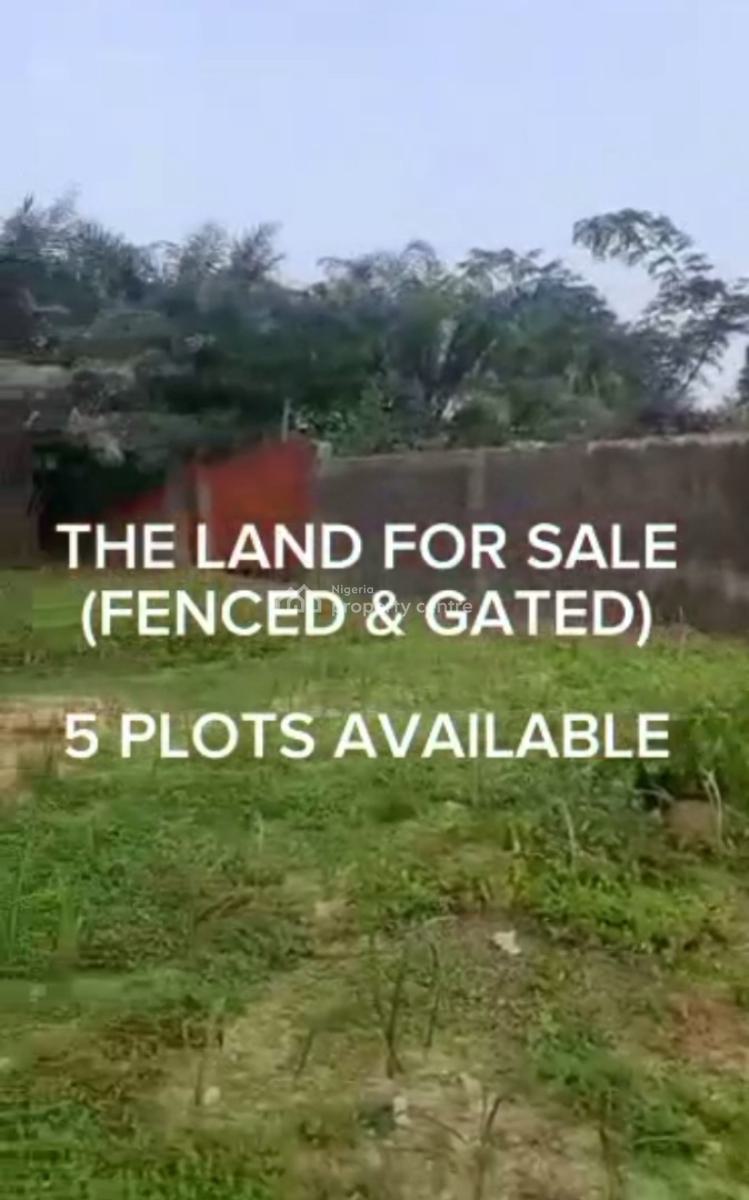 5plots of Dry Land Fenced & Gated in a Highly Developed Place, Awoyaya, Parapo Estate, Awoyaya, Ibeju Lekki, Lagos, Residential Land for Sale