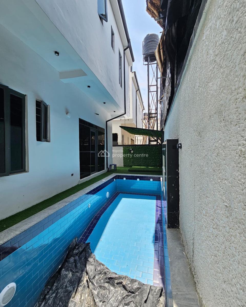 Contemporary 5 Bedroom Fully Detached Duplex with Bq & Swimming Pool, Ajah, Lagos, Detached Duplex for Sale