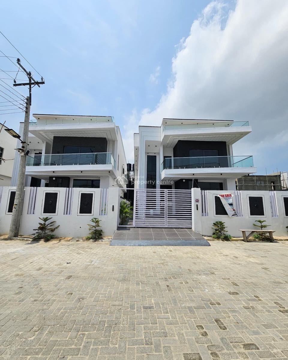 Contemporary 5 Bedroom Fully Detached Duplex with Bq & Swimming Pool, Ajah, Lagos, Detached Duplex for Sale