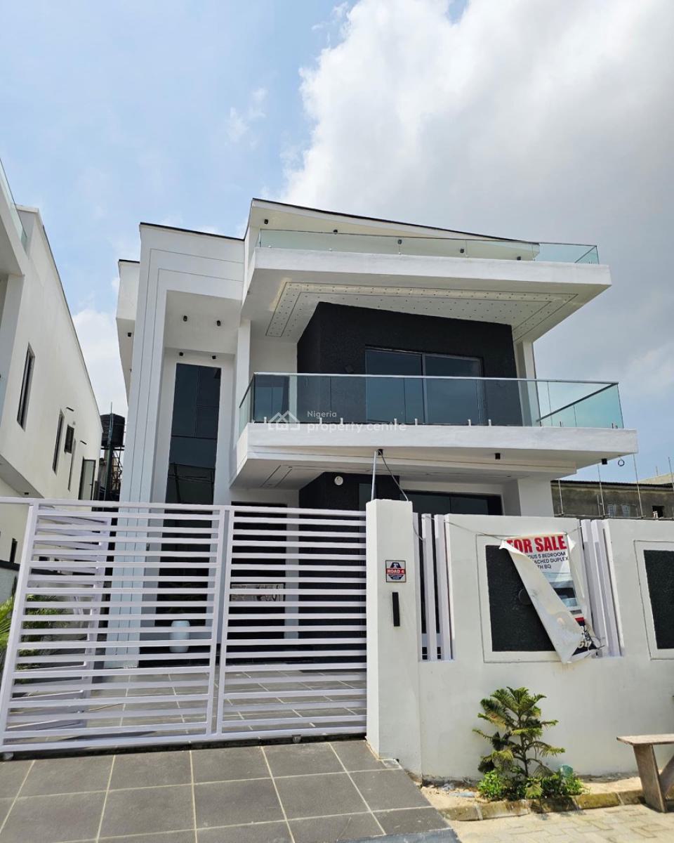 Contemporary 5 Bedroom Fully Detached Duplex with Bq & Swimming Pool, Ajah, Lagos, Detached Duplex for Sale