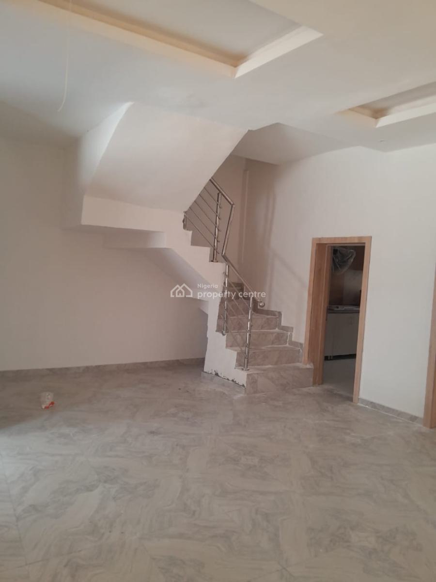 Newly Built 4 Bedroom Terrace House, Romax Homes Behind Lagos Business School, General Paint, Sangotedo, Ajah, Lagos, Terraced Duplex for Rent