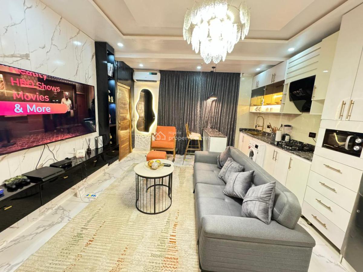 Fully Furnished One Bedroom Studio Apartmemt, Ikate, Lekki, Lagos, Flat / Apartment for Rent