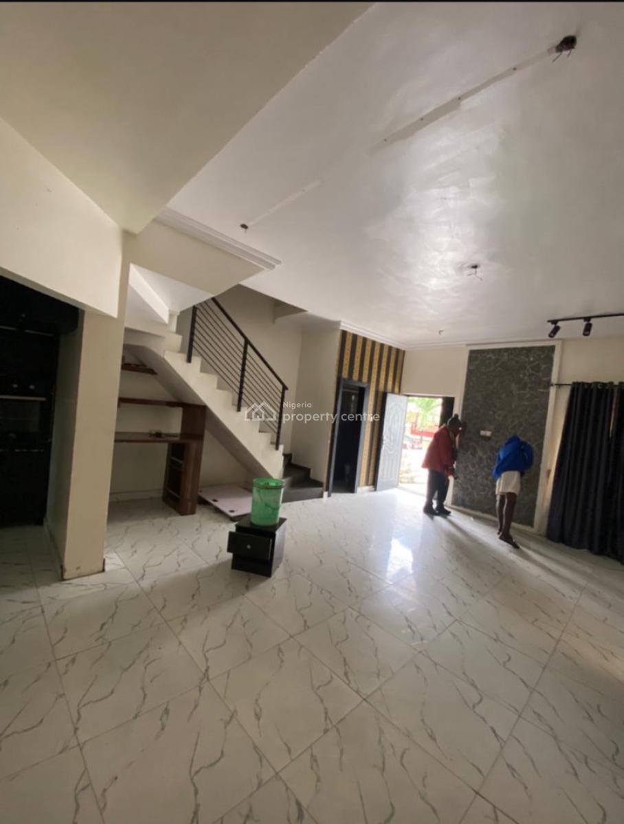 Beautiful 3 Bedroom Terrace Duplex Self Compound Hurry for Inspection, Located Inside an Estate,good Road,secured Estate,interlocked Estate, Sangotedo, Ajah, Lagos, Terraced Duplex for Rent