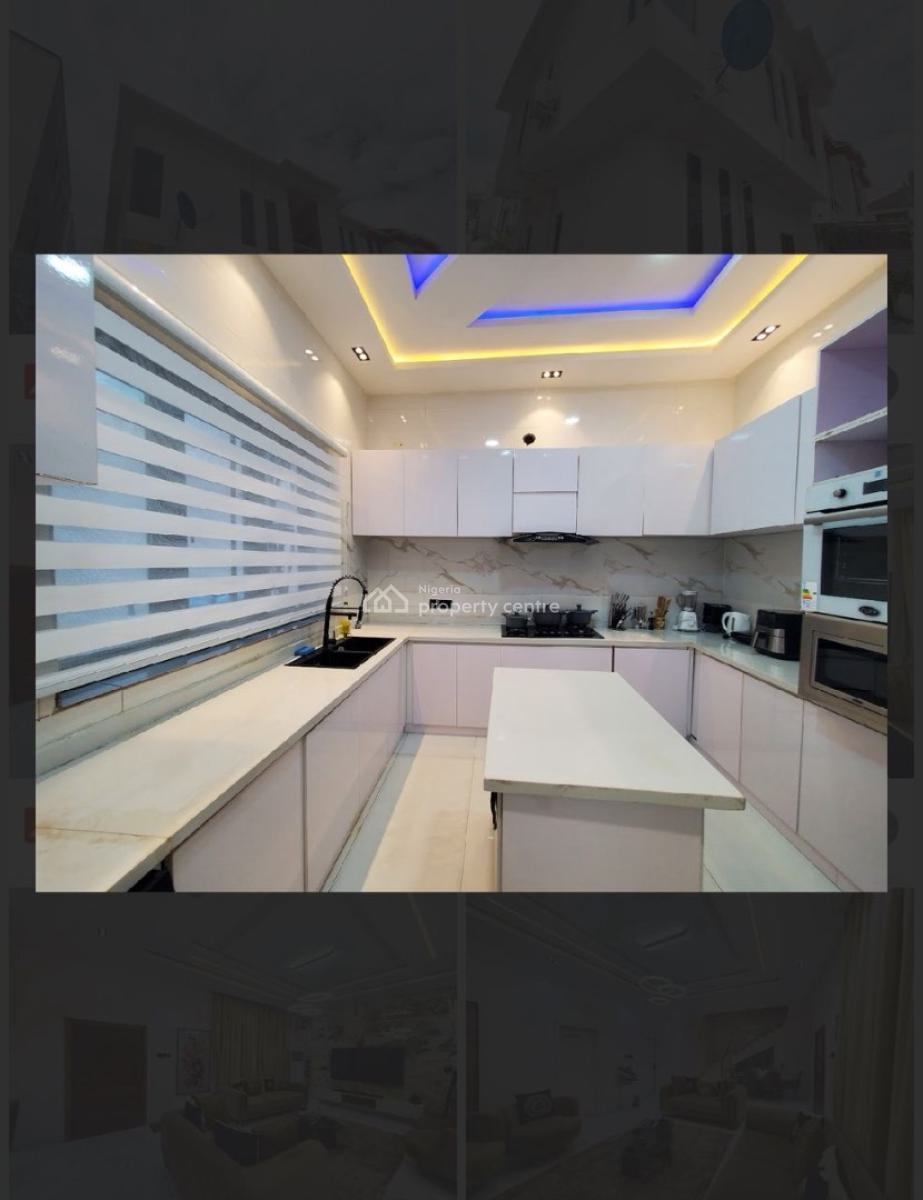 Tastefully Built Fully Furnished Four (4) Bedroom Semi Detached Self Compound, Ikate, Lekki, Lagos, Semi-detached Duplex for Rent