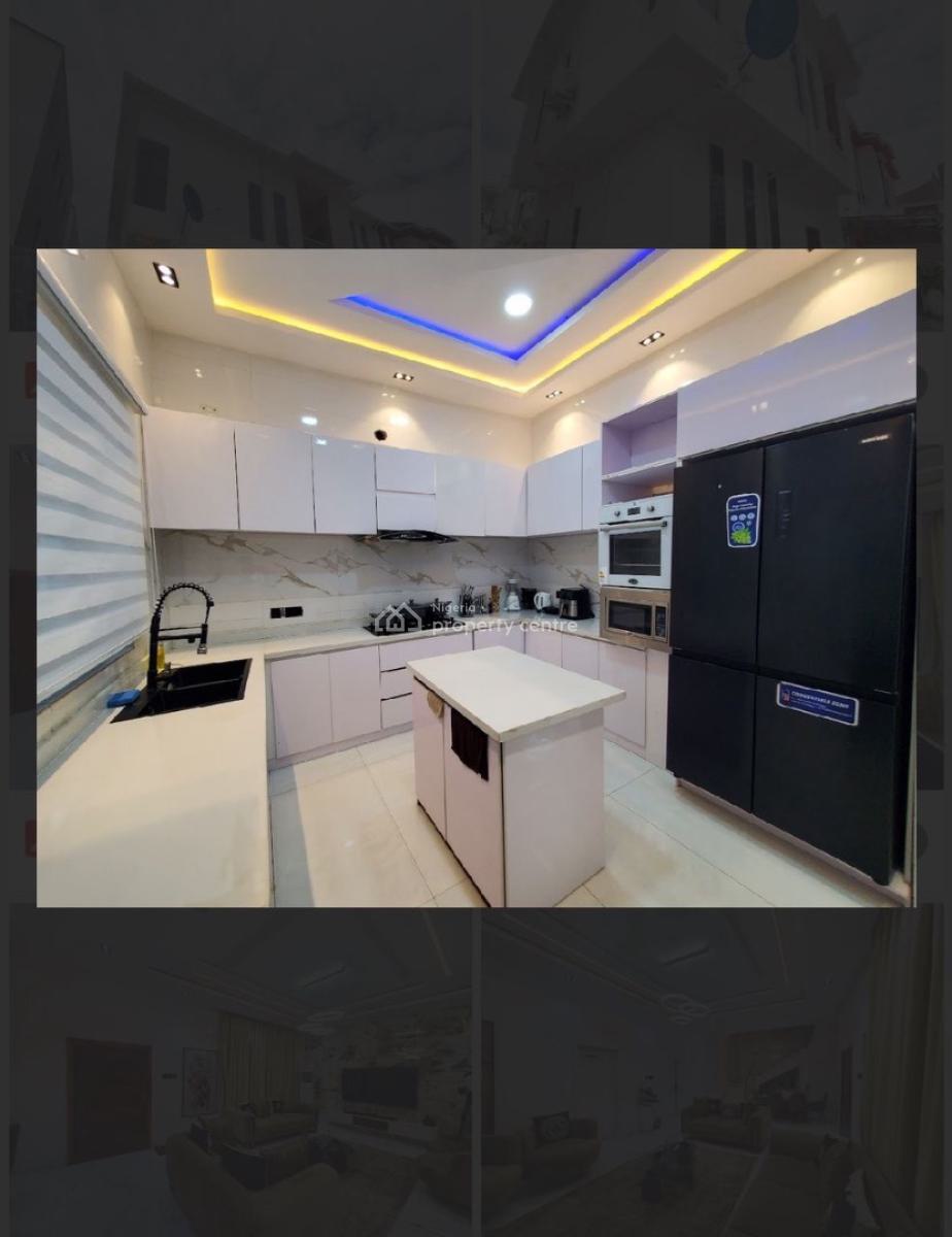 Tastefully Built Fully Furnished Four (4) Bedroom Semi Detached Self Compound, Ikate, Lekki, Lagos, Semi-detached Duplex for Rent