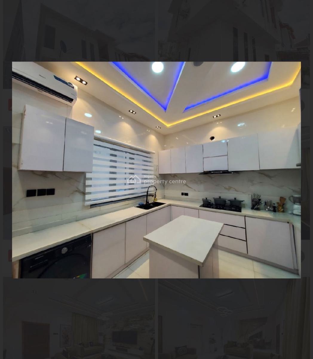 Tastefully Built Fully Furnished Four (4) Bedroom Semi Detached Self Compound, Ikate, Lekki, Lagos, Semi-detached Duplex for Rent