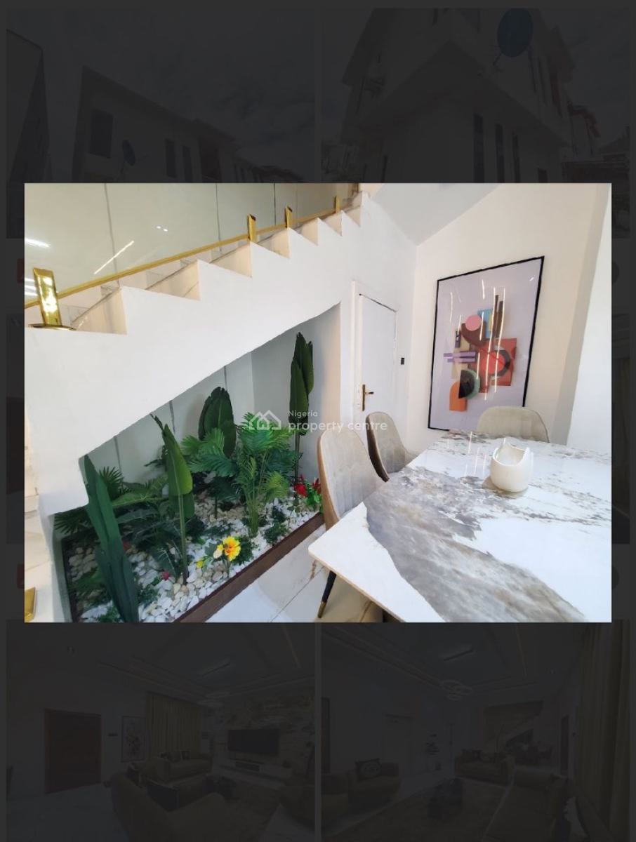 Tastefully Built Fully Furnished Four (4) Bedroom Semi Detached Self Compound, Ikate, Lekki, Lagos, Semi-detached Duplex for Rent