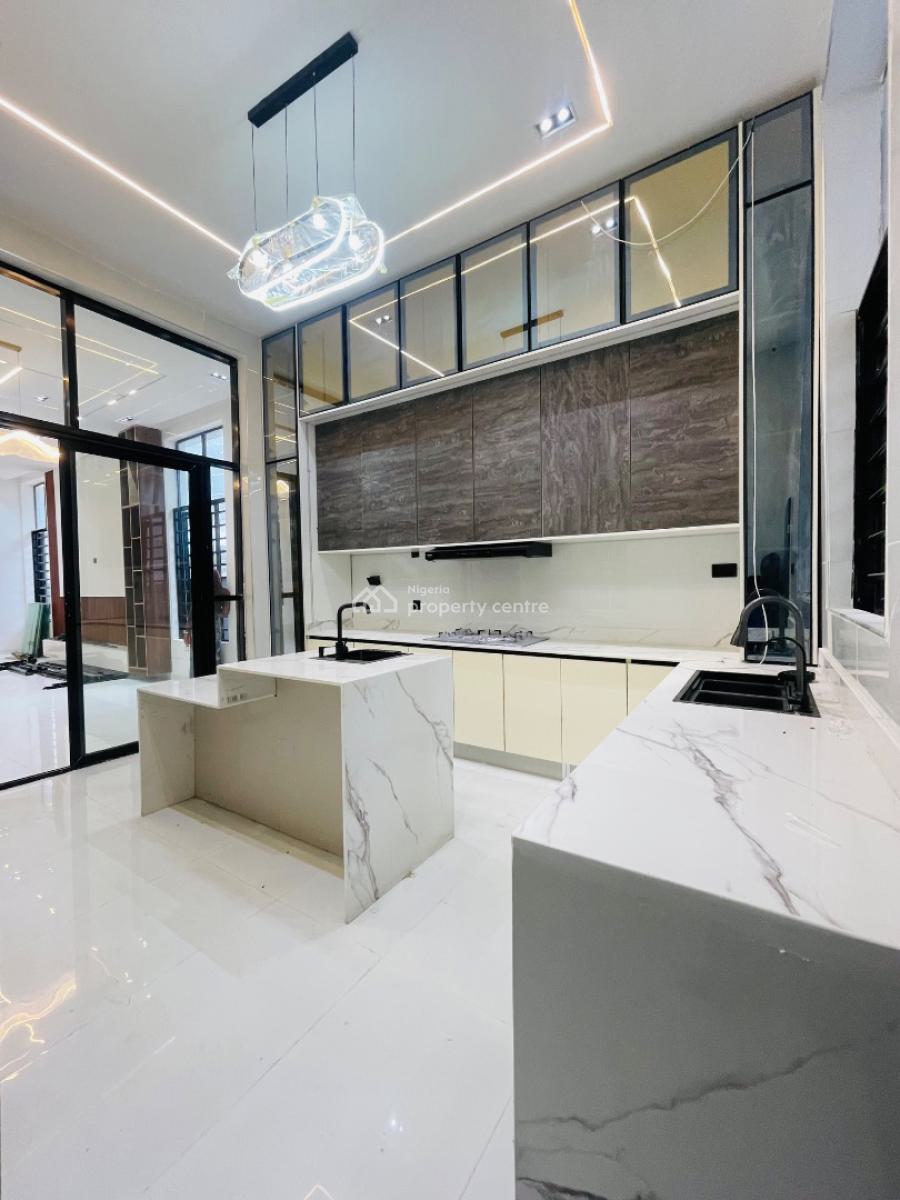 Outstanding Luxury 5 Bed Fully Detached Duplex with  Pool and Bq, Chevron, Lekki, Lagos, Detached Duplex for Sale