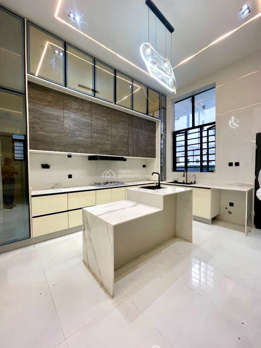 Outstanding Luxury 5 Bed Fully Detached Duplex with  Pool and Bq, Chevron, Lekki, Lagos, Detached Duplex for Sale