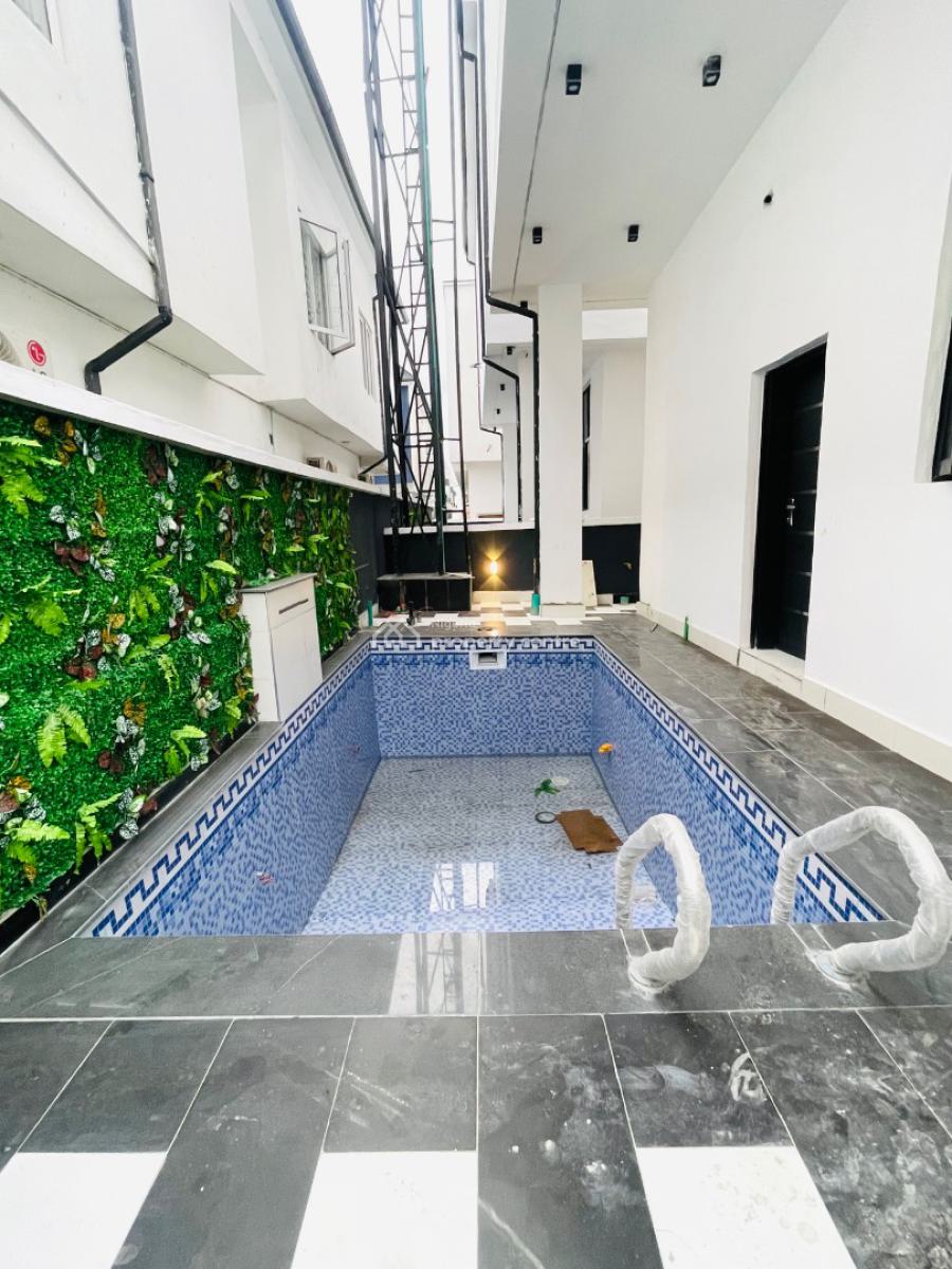 Outstanding Luxury 5 Bed Fully Detached Duplex with  Pool and Bq, Chevron, Lekki, Lagos, Detached Duplex for Sale
