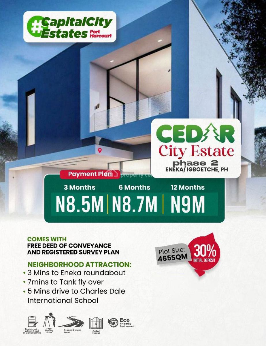 Plots of Land, Cedar City Estate Phase 2, Eneka, Port Harcourt, Rivers, Mixed-use Land for Sale