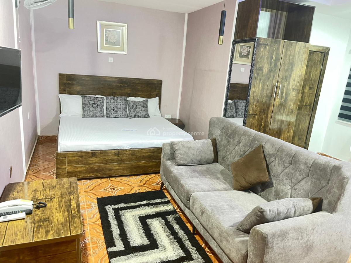 Furnished and Serviced Studio Apartment with Mini Sitting Room, Gwarinpa, Abuja, Self Contain (single Rooms) for Rent